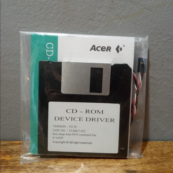 ACER Vintage CD Rom New in Box 40X Max CD 640A - Picture 8 of 12